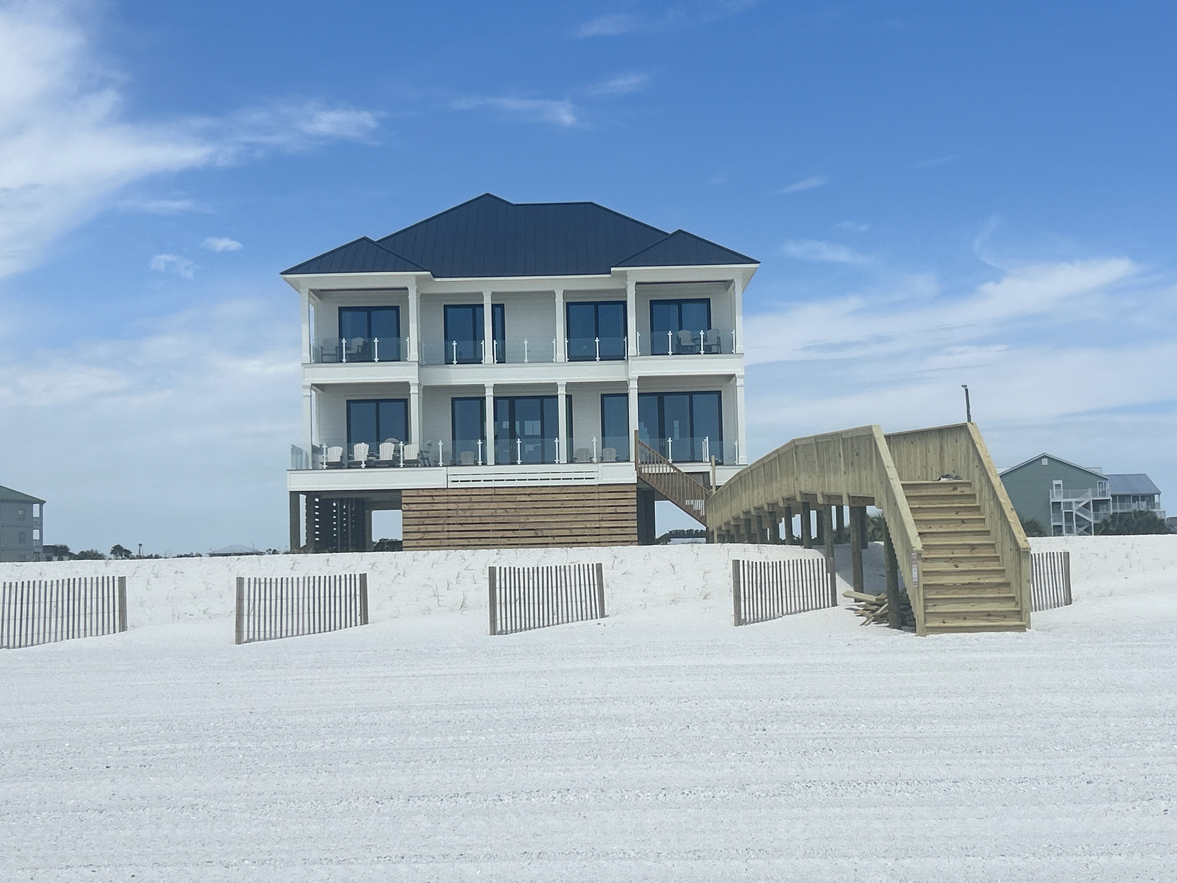 View of house from beach